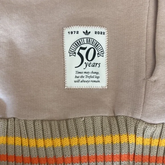 Adidas Beige Cardigan with Letter Patch - Picture 7 of 7